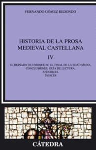 HISTORIA DE LA PROSA MEDIEVAL CASTELLANA IV