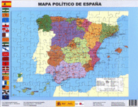 PUZZLE MAGNETICO MAPA POLITICO DE ESPAÑA