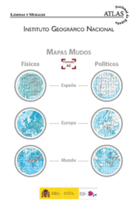 MAPAS MUDOS POLTICOS Y FSICOS DE ESPAA,EUROPA Y EL MUNDO (FORMATO A3)
