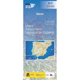 OUROL 8-IV MAPA TOPOGRAFICO 1.25000