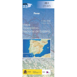 FENE 22-I MAPA TOPOGRAFICO 1.25000