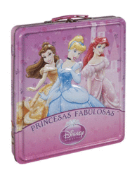 PRINCESAS FABULOSAS 1 LIBRO LECTURA CAJA METALICA