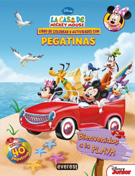 BIENVENIDO A LA PLAYA CON PEGATINAS