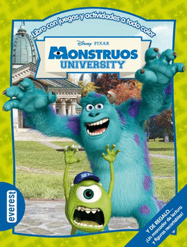 MONSTRUOS UNIVERSITY LIBRO CON JUEG
