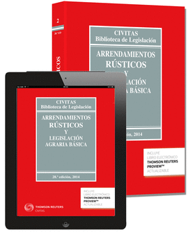 ARRENDAMIENTOS RSTICOS Y LEGISLACIN AGRARIA BSICA (PAPEL + E-BOOK)