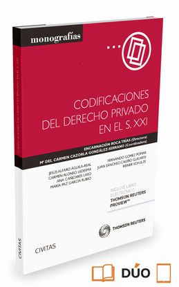 CODIFICACIONES DEL DERECHO PRIVADO EN EL S. XXI (PAPEL + E-BOOK)