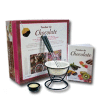 FONDUE DE CHOCOLATE KIT CON VELA DOS PINCHOS