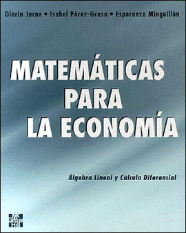 MATEMATICAS PARA LA ECONOMIA