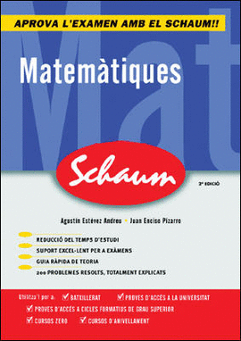 CUTR MATEMATICAS SCHAUM SELECTIVIDAD - CURSO CERO (CATALAN)