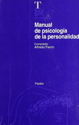 MANUAL DE PSICOLOG�A DE LA PERSONALIDAD