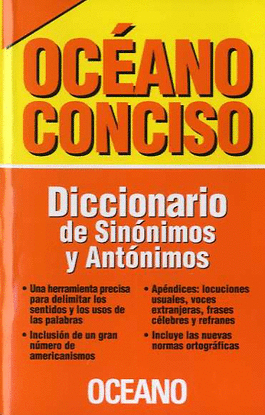 CONCISO DICCIONARIO DE SINNIMOS Y ANTNIMOS