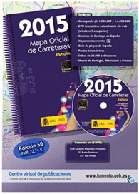 MAPA OFICIAL CARRETERAS. ESPA�A 2015 (50� ED.INC.DVD)