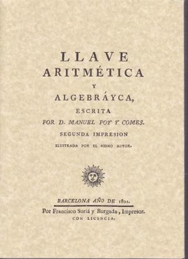 LLAVE ARITMETICA Y ALGEBRAYCA