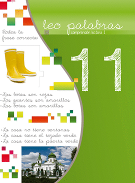 PROYECTO DISMES, LEO PALABRAS 11, COMPRENSIN LECTORA 1