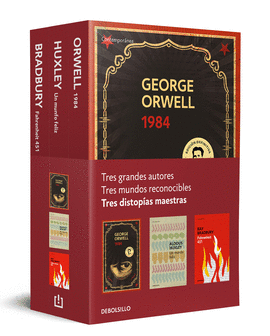 DISTOPAS MAESTRAS (PACK CON: 1984 DE ORWELL  UN MUNDO FELIZ DE HUXLEY  FAHREN