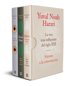 ESTUCHE HARARI. SAPIENS  21 LECCIONES PARA EL SIGLO XXI  HOMO DEUS