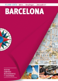 BARCELONA PLANO-GUIA ABRIR DESPLEGAR DESCUBRIR