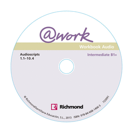 @WORK 3 WORKBOOK+CD INTERMEDIATE [B1+]