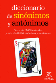 DICCIONARIO MINI DE SIN�NIMOS Y ANT�NIMOS DICCIONARIO ESPASA