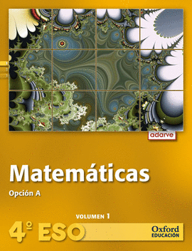 ANT/(12).ADAR.MATEMATICAS 4�.ESO OPC.A (+CD) TRIM.(NAV-AND)