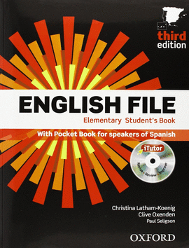 ENGLISH FILE ELEM SB+ITUTOR+PB PK 3ED