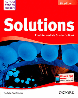 SOLUTIONS 2ND EDITION PRE-INTERMEDIATE. STUDENT'S BOOK PACK