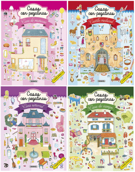 CASAS CON PEGATINAS (4 T�TULOS)
