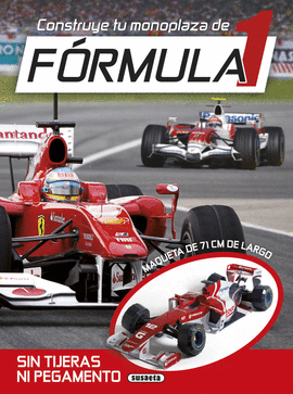 CONSTRUYE TU MONOPLAZA DE FORMULA 1 (MAQUETA 71 CM.LARGO)