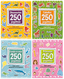 250 PEGATINAS (4 T�TULOS)