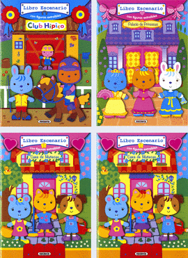 LIBRO ESCENARIO CON FIGURAS EXTRA�BLES (4 T�TULOS)