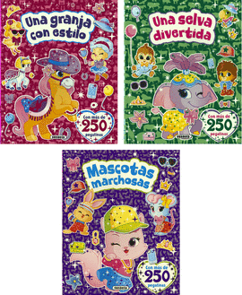 ANIMALES Y PEGATINAS (3 T�TULOS)
