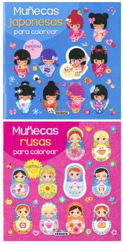 MUECAS PARA COLOREAR (2 TTULOS)