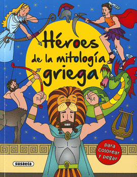 H�ROES DE LA MITOLOG�A GRIEGA PARA COLOREAR Y PEGAR