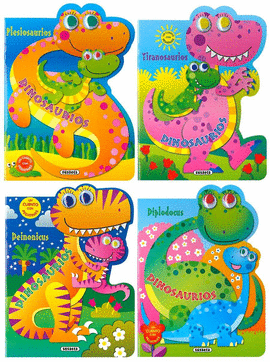 MIS DINOSAURIOS CON PEGATINAS (4 T�TULOS)