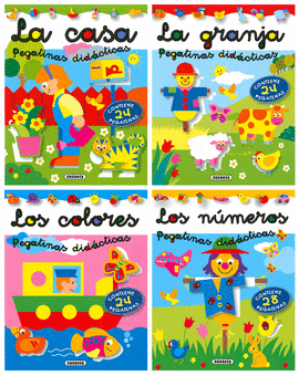 PEGATINAS DID�CTICAS (4 T�TULOS)