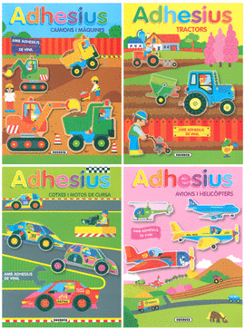 JUGUEM I CONSTRUIM AMB ADHESIUS DE VINIL (4 TITLOS)