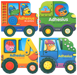 CONSTRUEIX VEHICLES AMB ADHESIUS DE VINIL (4 TITOLS)