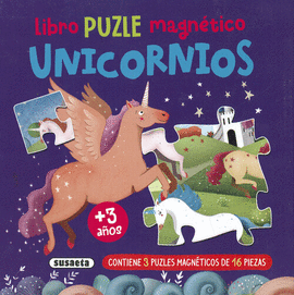 LIBRO PUZLE MAGN�TICO. UNICORNIOS