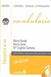 VOCABULARIO A1-A2. NIVEL ELEMENTAL