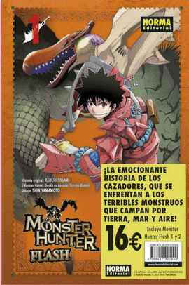 PACK DE INICIACIN MONSTER HUNTER FLASH! 1+2