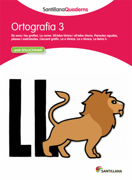 ORTOGRAF�A 3 SANTILLANAQUADERNS