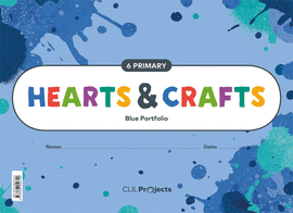 HEARTS & CRAFTS BLUE  NOTEBOOK I 6PRIMARY