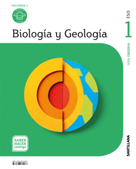 1ESO BIOLOGIA Y GEOLOGIA MOCHILA LIGERA SABER HACER CONTIGO SANTILLANA