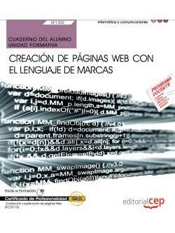 CUADERNO DEL ALUMNO. CREACIN DE PGINAS WEB CON EL LENGUAJE DE MARCAS (UF1302/M