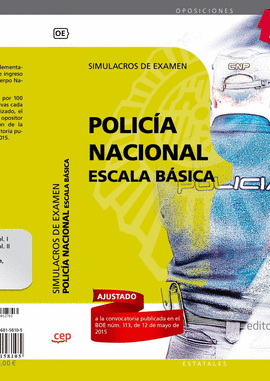 POLIC�A NACIONAL ESCALA B�SICA SIMULACROS DE EXAMEN