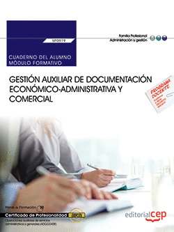CUADERNO DEL ALUMNO. GESTI�N AUXILIAR DE DOCUMENTACI�N ECON�MICO-ADMINISTRATIVA