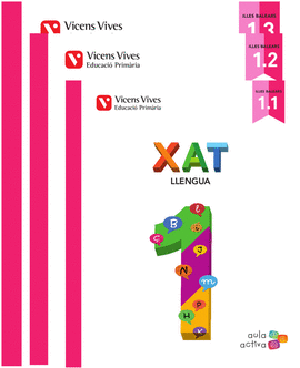 XAT LLENGUA 1R.PRIMARIA. AULA ACTIVA. TRIMESTRAL
