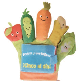 LIBRO GUANTE FRUTAS Y HORTALIZAS
