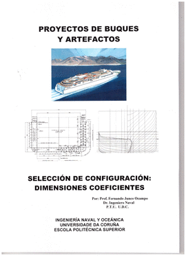 SELECCIN DE CONFIGURACIN DIMENSIONES Y COEFICIENTES PROYECTOS DE BUQUES Y ARTEFACTOS