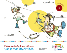 LAS LETRAS DIVERTIDAS CUADR�CULA CUADERNO 1
